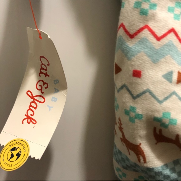 NWT Baby New Born Cat &Jack Green and White color Comfortable and Easy to wear - Picture 7 of 10